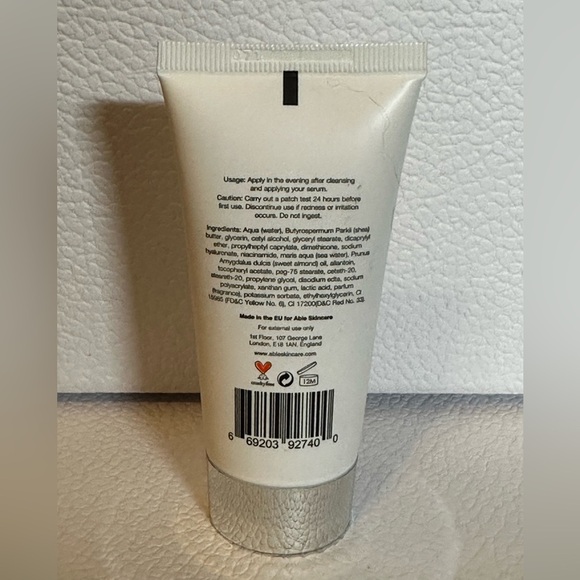 🆕 ABLE SKINCARE LONDON Anti-Aging Retexturing/Resurfacing Moisturizer New/Sealed - Picture 5 of 5